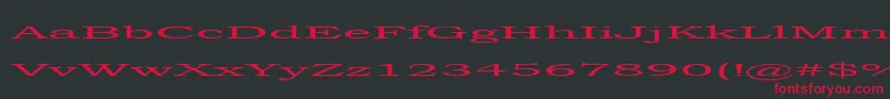 steamroller Font – Red Fonts on Black Background
