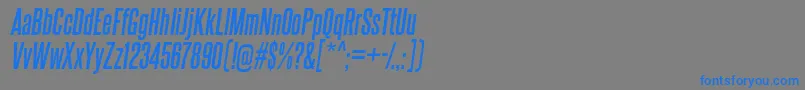 Police steelfish bd it – polices bleues sur fond gris