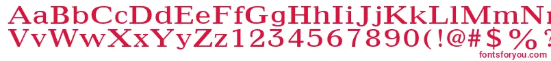 Maximus Font – Red Fonts on White Background