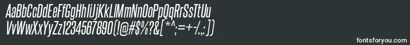 steelfish rg it Font – White Fonts on Black Background