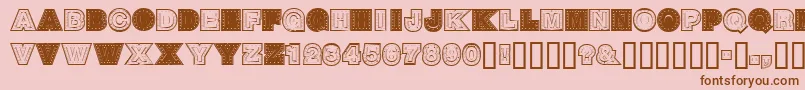More about SteelTown Font SteelTown Font – Brown Fonts on Pink Background