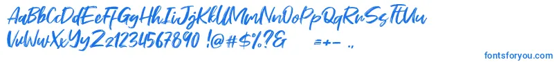 フォントStefont – 青いフォント