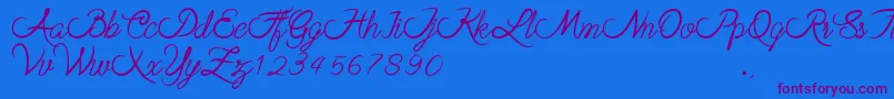stela-fontti – violetit fontit sinisellä taustalla