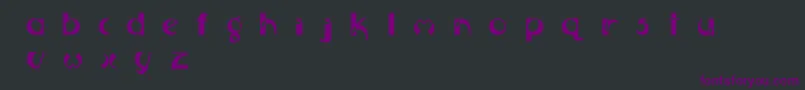 Шрифт stella – фиолетовые шрифты на чёрном фоне