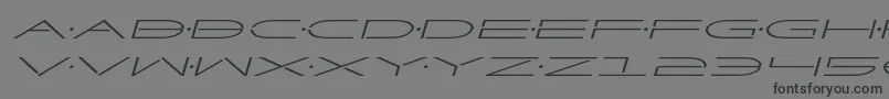 Factorexpandital Font – Black Fonts on Gray Background