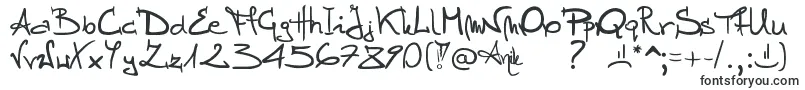 Stellina Font – Black Fonts on White Background