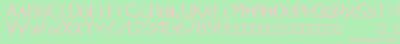 Stembase Font – Pink Fonts on Green Background