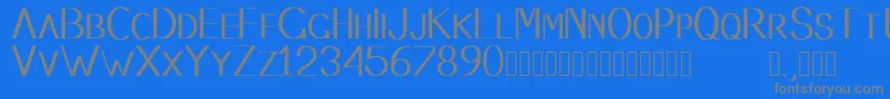 Stembase Font – Gray Fonts on Blue Background