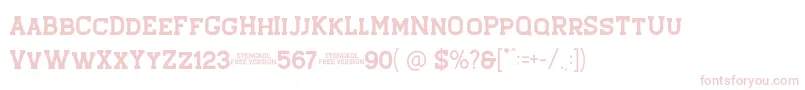 Stengkol 01 Font – Pink Fonts