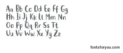 Schriftart Stephia Font D by 7NTypes