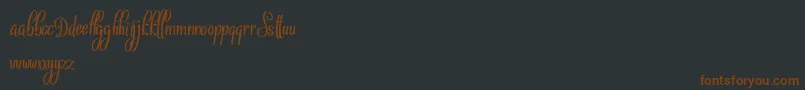 Подробнее о шрифте Sthencyl Demo Шрифт Sthencyl Demo – коричневые шрифты на чёрном фоне