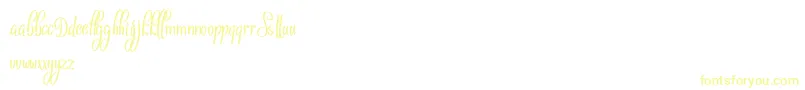 Sthencyl Demo Font – Yellow Fonts