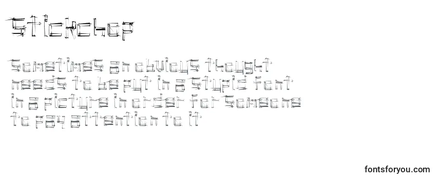 Stickchop Font