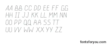 Stickeroundlight Font