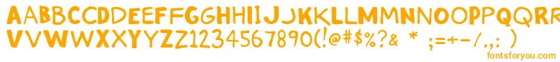 STINK   -Schriftart – Orangefarbene Schriften