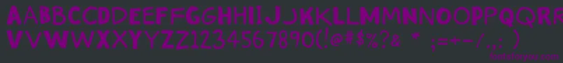 STINK    Font – Purple Fonts on Black Background