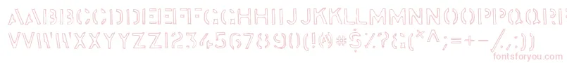 stock    Font – Pink Fonts on White Background
