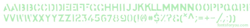 stocks   Font – Green Fonts on White Background