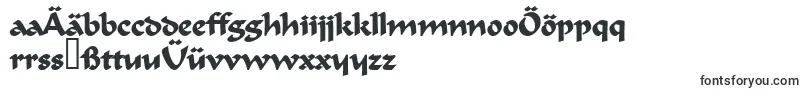 FlatBrushBold-fontti – saksalaiset fontit