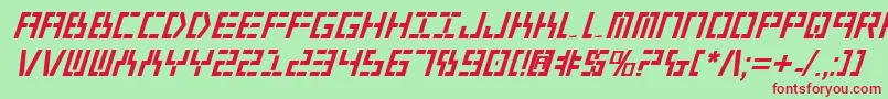 Y2kv2bi Font – Red Fonts on Green Background