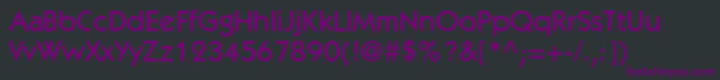 ItckabelstdMedium Font – Purple Fonts on Black Background
