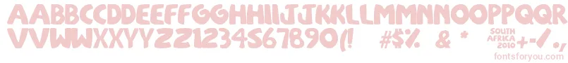SouthAfirkas2100 Font – Pink Fonts on White Background