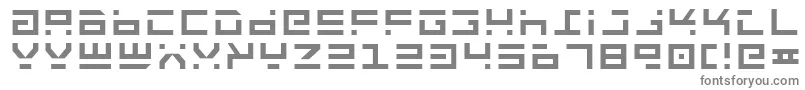 RocketType Font – Gray Fonts on White Background