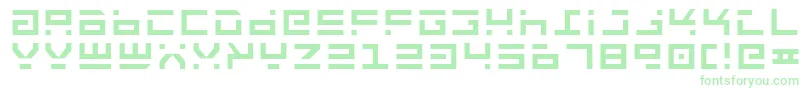 フォントRocketType – 緑のフォント