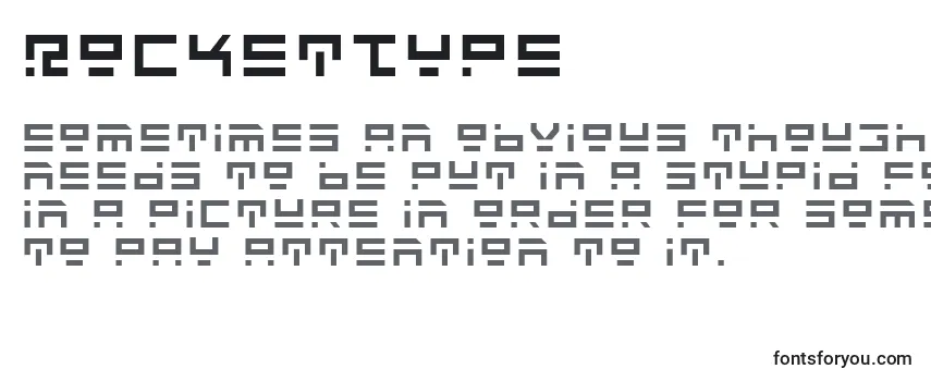 Шрифт RocketType