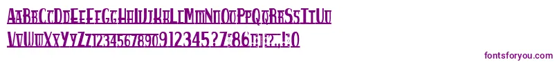 Police Spankys Bungalow – polices violettes