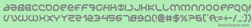 Aetherfoxcond Font – Gray Fonts on Green Background