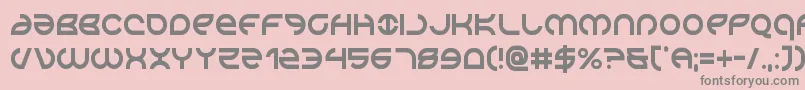 Aetherfoxcond Font – Gray Fonts on Pink Background