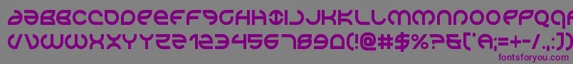 Aetherfoxcond Font – Purple Fonts on Gray Background