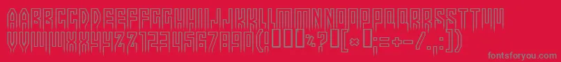 Подробнее о шрифте Morethanhuman Шрифт Morethanhuman – серые шрифты на красном фоне