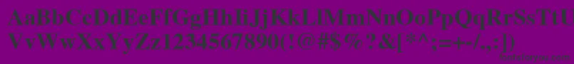 フォントTimesРџРѕР»СѓР¶РёСЂРЅС‹Р№ – 紫の背景に黒い文字