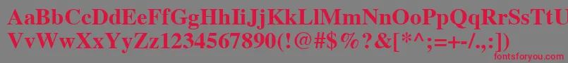 Подробнее о шрифте TimesПолужирный Шрифт TimesПолужирный – красные шрифты на сером фоне