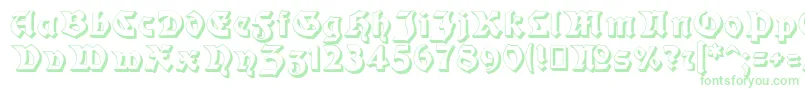 Moderne3DSchwabacher Font – Green Fonts