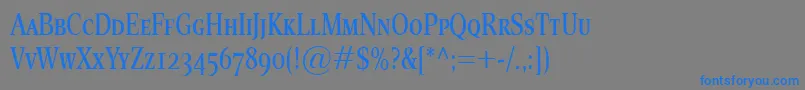 En savoir plus sur la police EsperantoCondSmallcaps Police EsperantoCondSmallcaps – polices bleues sur fond gris