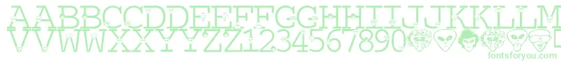 LmsTheTruthIsOutThere Font – Green Fonts