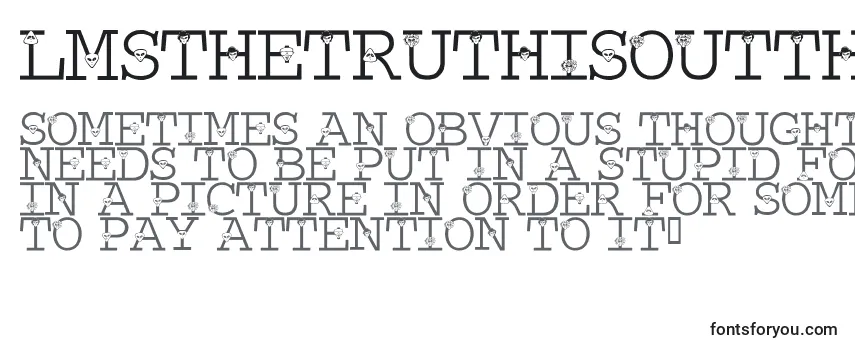LmsTheTruthIsOutThere Font