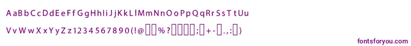 Шрифт H4bushesfontRegular – фиолетовые шрифты