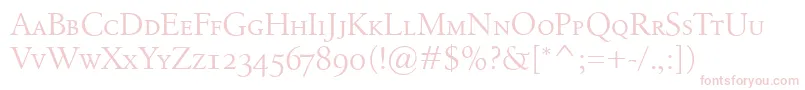 BirkaSmallcaps Font – Pink Fonts on White Background