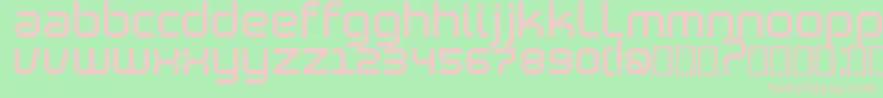 Blutter Font – Pink Fonts on Green Background