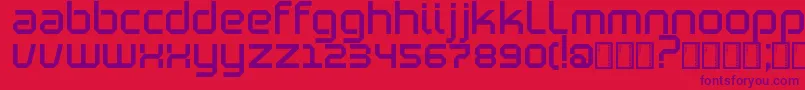 Blutter Font – Purple Fonts on Red Background