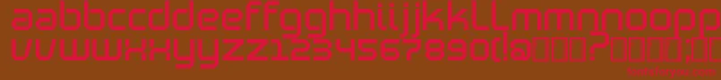 Blutter Font – Red Fonts on Brown Background