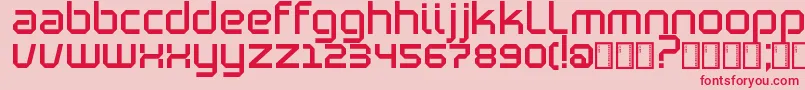 Blutter Font – Red Fonts on Pink Background