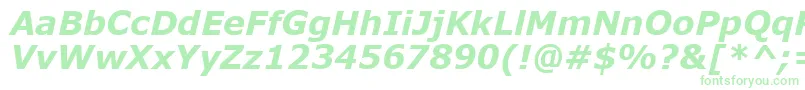 Fonte VerdanaBoldItalic – fontes verdes