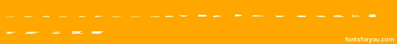 GrungeStrokes01 Font – White Fonts on Orange Background