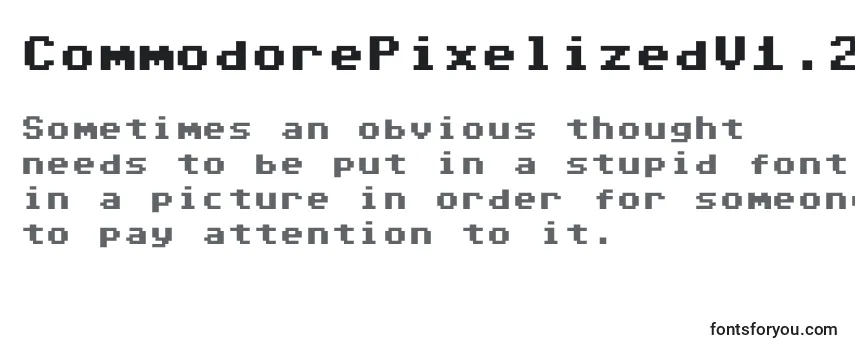 CommodorePixelizedV1.2-fontti