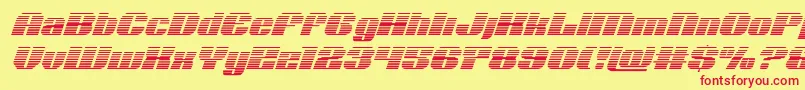Nolocontendregradital Font – Red Fonts on Yellow Background